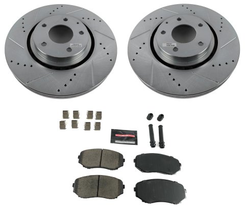 Power Stop 16-18 Mazda CX-9 Front & Rear Z23 Evolution Sport Brake Kit (1x psbK7690, 1x psbK7742)