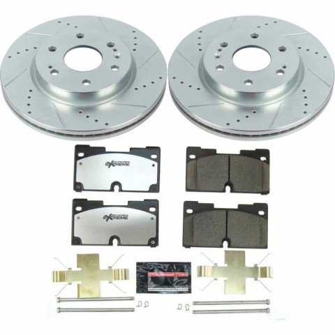 Power Stop 2019 Chevrolet Silverado 1500 Front & Rear Z36 Truck & Tow Brake Kit (1x psbK8172-36, 1x psbK8173-36)