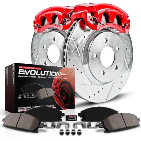Power Stop 09-11 Honda Pilot Rear Z23 Evolution Sport Brake Kit w/Calipers (1x psbK4685, 1x psbS3824)