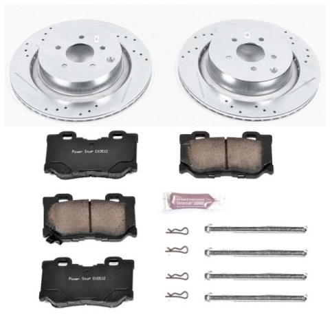 Power Stop 09-13 Infiniti FX50 Rear Z23 Evolution Sport Brake Kit w/Calipers (1x psbS6182, 1x psbK5861)