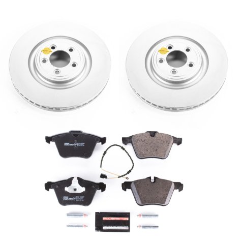 Power Stop 10-12 Jaguar XK Front & Rear Euro-Stop Brake Kit (1x psbESK4612, 1x psbESK6282)