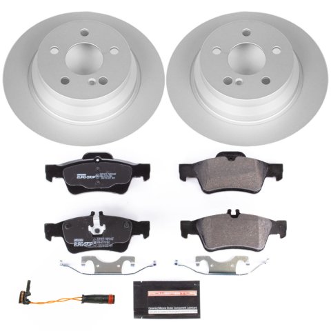 Power Stop 2004 Mercedes-Benz E320 Front & Rear Euro-Stop Brake Kit (1x psbESK7745, 1x psbESK5325A)