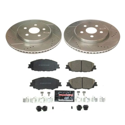 Power Stop 2019 Toyota Corolla Front & Rear Z23 Evolution Sport Brake Kit (1x psbK8328, 1x psbK8336)