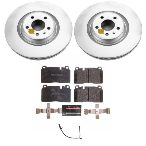 Power Stop 17-18 Audi A6 Front & Rear Euro-Stop Brake Kit (1x psbESK6139, 1x psbESK7073)