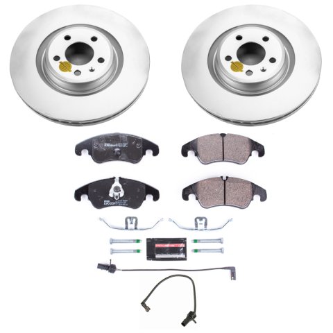 Power Stop 2012 Audi A7 Quattro Front & Rear Euro-Stop Brake Kit (1x psbESK6140, 1x psbESK6001)
