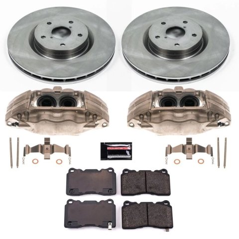 Power Stop 08-14 Subaru Impreza Front & Rear Autospecialty Brake Kit w/Calipers (1x psbKCOE131, 1x psbKCOE5305)