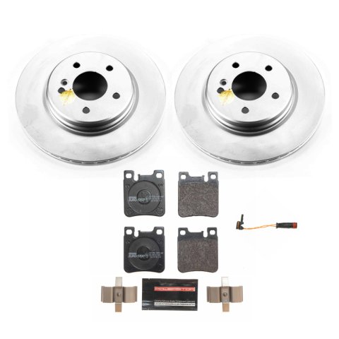 Power Stop 03-04 Mercedes-Benz CLK55 AMG Front & Rear Euro-Stop Brake Kit (1x psbESK6205, 1x psbESK6718)