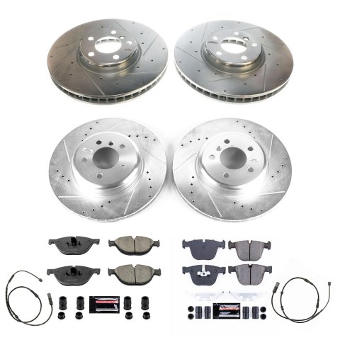 Power Stop 11-15 BMW 740Li Front & Rear Z23 Evolution Brake Kit (1x psbK6026, 1x psbK8848)