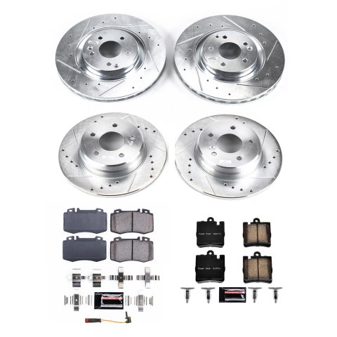 Power Stop 05-06 Mercedes-Benz SLK350 Front & Rear Z23 Evolution Brake Kit (1x psbK620, 1x psbK2950)