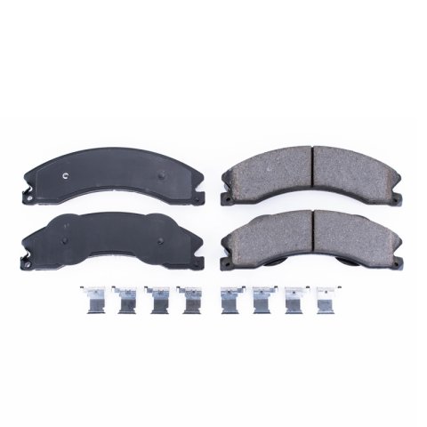 Power Stop 11-19 GMC Sierra 3500 HD Rear Z17 Coated Brake Kit (2x psbAR82155EVC, 1x psb17-1411)