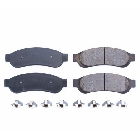 Power Stop 10-12 Ford F-350 Super Duty Rear Z17 Coated Brake Kit (2x psbAR85116EVC, 1x psb17-1334)