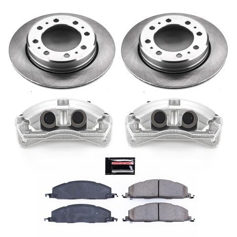 Power Stop 13-18 Ram 3500 Rear Autospecialty Kit w/Cals (2x psbAR83067, 1x psbL5210, 1x psbL5211, 1x psb16-1400)