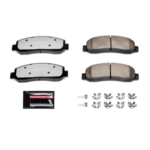 Power Stop 05-07 Ford F-350 Super Duty Front Z36 Truck & Tow Brake Kit (1x psbZ36-1069, 1x psbAR85115XL, 1x psbAR85115XR, 1x psbPBK070)