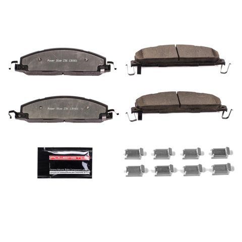 Power Stop 13-18 Ram 3500 Rear Z36 Truck & Tow Brake Kit (1x psbZ36-1400, 1x psbAR83067XL, 1x psbAR83067XR, 1x psbPBK014)
