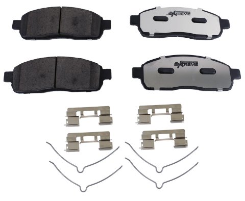 Power Stop 2004 Ford F-150 Front Z36 Truck & Tow Kit w/Cals (1x psbZ36-1011, 1x psbS4860, 1x psbAR8594XL, 1x psbAR8594XR)