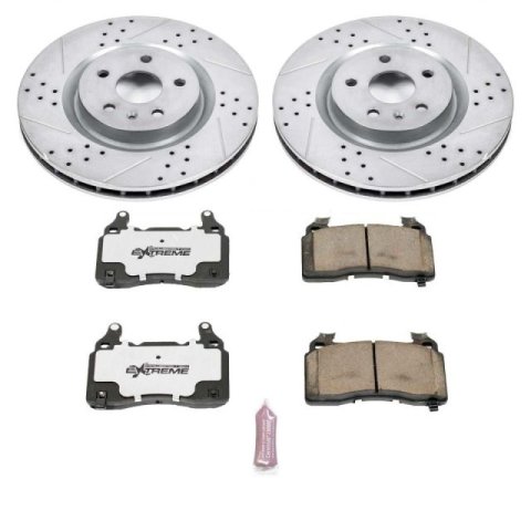 Power Stop 10-15 Chevrolet Camaro Front Z26 Street Kit w/Cals (1x psbK5602-26, 1x psbS5284)