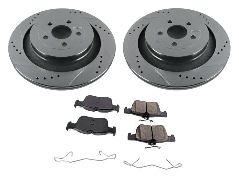 Power Stop 19-22 Ford Edge Front and Rear Z23 Evolution Brake Kit (1x psbK8321, 1x psbK8544)