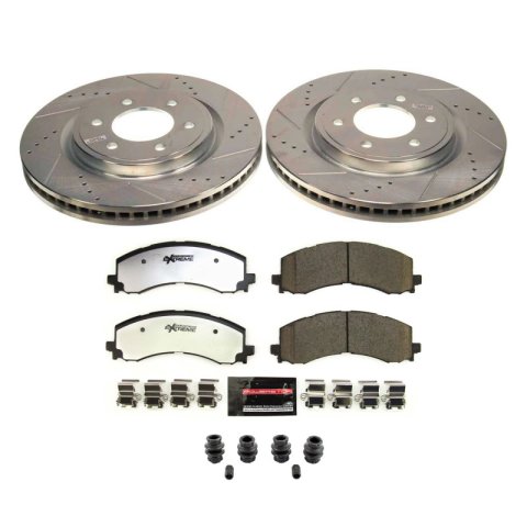 Power Stop 21-22 Ford F-150 Front & Rear Z36 Truck & Tow Brake Kit (1x psbK8764-36, 1x psbK8744-36)