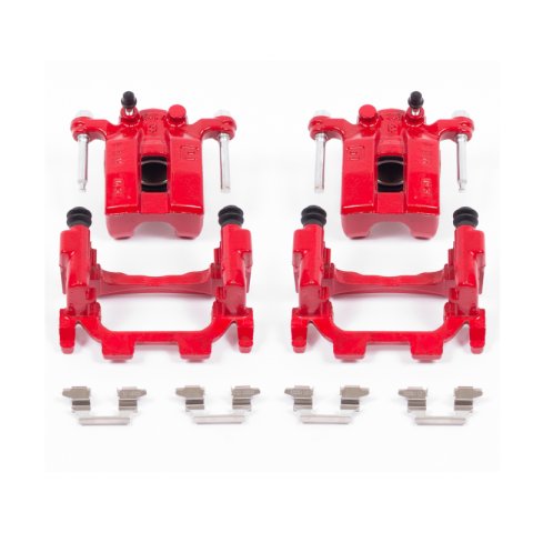 Power Stop 2017 INFINITI Q60 Front and Rear Z26 Street Kit w/Cals (1x psbS6036, 1x psbK2427-26, 1x psbK6944-26, 1x psbS7146)