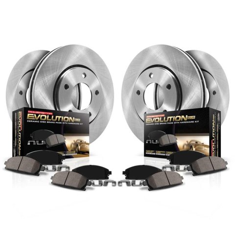 Power Stop 19-21 Mercedes-Benz E53 AMG Front and Rear Autospecialty Brake Kit (1x psbKOE8153, 1x psbKOE9011)