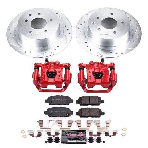 Power Stop 2019 Nissan Sentra Rear Z23 Evolution Kit w/Calipers (1x psbS3582, 1x psbK8334)