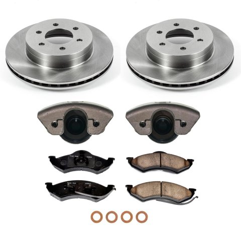 Power Stop 98-99 Dodge Durango Front Autospecialty Kit w/Calipers (1x psbKOE2138, 1x psbL15181, 1x psbL15182)