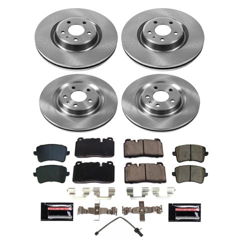 Power Stop 13-15 Audi Q5 Front and Rear Autospecialty Brake Kit (1x psbKOE5678, 1x psbKOE9025)