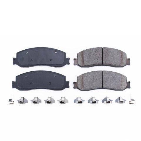 Power Stop 2012 Ford F-350 Super Duty Front Semi-Coated Rotor Kit (1x psb17-1631, 2x psbAR85107SCR)