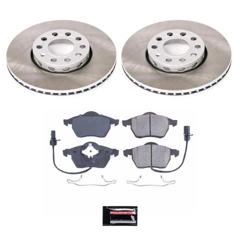 Power Stop 98-01 Audi A6 Front and Rear Semi-Coated Rotor Kit (1x psbSC515, 1x psbSC528)