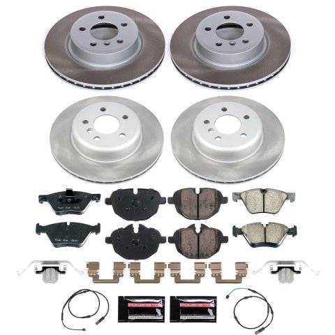 Power Stop 11-16 BMW 528i Front and Rear Semi-Coated Rotor Kit (1x psbSC6032, 1x psbSC6034)