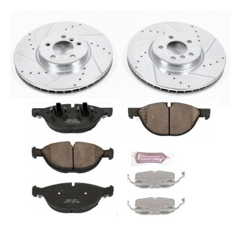 Power Stop 08-09 BMW X6 Front Z23 Evolution Brake Kit (1x psbZ23-1381, 1x psbEBR1218XPR, 1x psbSW-0441)