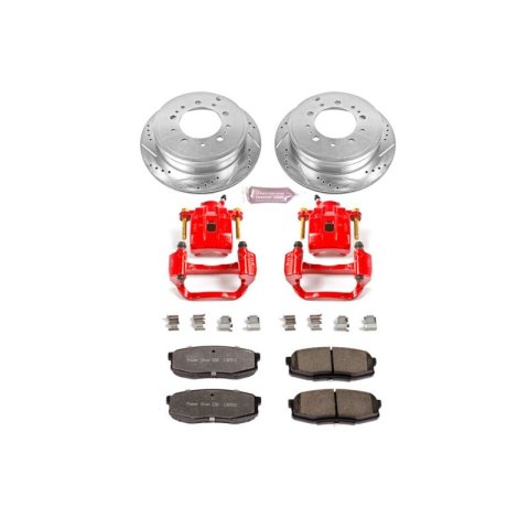 Power Stop 08-15 Toyota Sequoia Rear Z36 Truck & Tow Kit w/Calipers (1x psbK3073-36, 1x psbS3276)