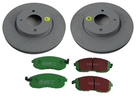 EBC S10 Brake Pad and Rotor Kit (1x ebcDP21636, 1x ebcGD7470)