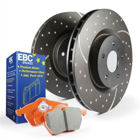 EBC S8 Brake Pad and Rotor Kit (1x ebcGD1494, 1x ebcED91542)