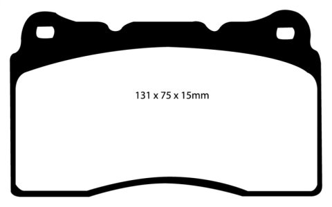 EBC S13 Brake Pad and Rotor Kit (1x ebcDP41210R, 1x ebcRK7516)
