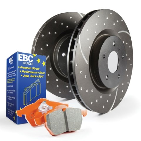 EBC S8 Brake Pad and Rotor Kit (1x ebcED91788, 1x ebcGD7598)