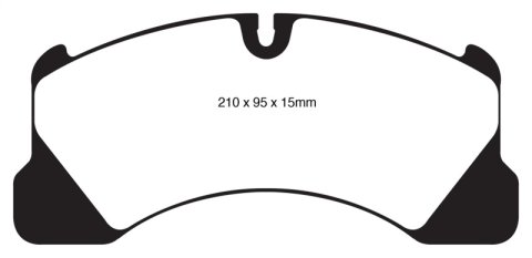 EBC S12 Brake Pad and Rotor Kit (1x ebcDP31835C, 1x ebcRK1326X)