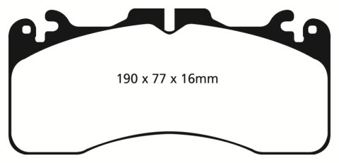 EBC S13 Brake Pad and Rotor Kit (1x ebcDP41867R, 1x ebcRK2197S)