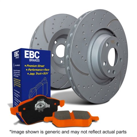 EBC S8 Brake Pad and Rotor Kit (1x ebcGD1838, 1x ebcED92022)