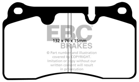 EBC S6 Brake Pad and Rotor Kit (1x ebcGD1325, 1x ebcDP51908NDX)