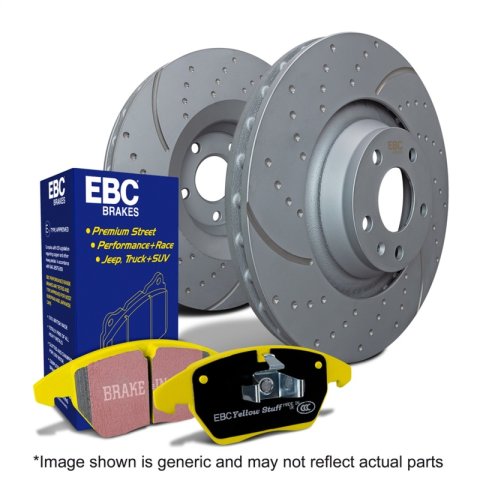 EBC S5 Brake Pad and Rotor Kit (1x ebcDP42257R, 1x ebcGD7812)