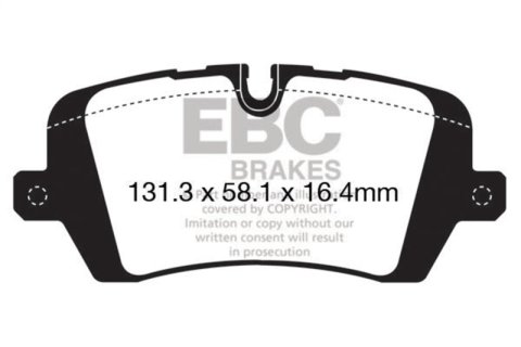 EBC S13 Brake Pad and Rotor Kit (1x ebcDP42161R, 1x ebcRK2219)