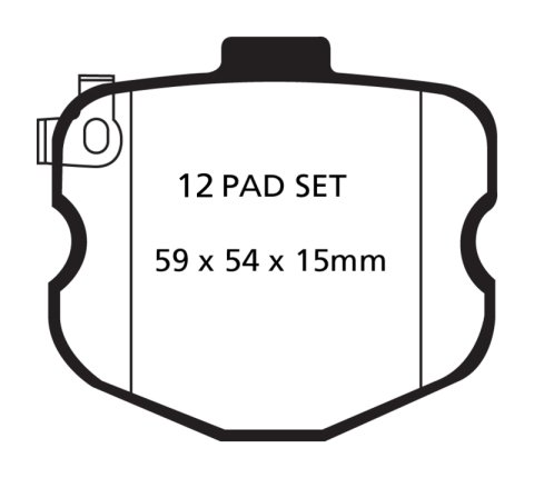 EBC S5 Brake Pad and Rotor Kit (1x ebcGD7364, 1x ebcDP41771/3R)
