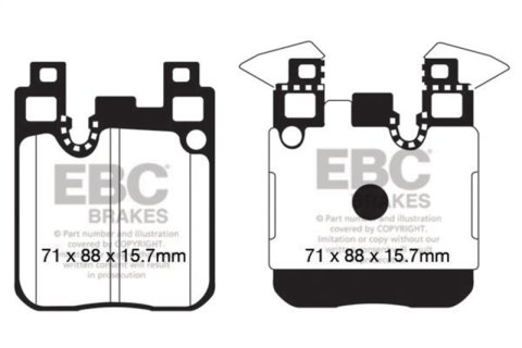 EBC S5 Brake Pad and Rotor Kit (1x ebcGD2067R, 1x ebcDP42133R)