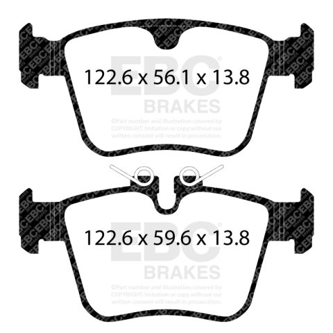 EBC S9 Brake Pad and Rotor Kit (1x ebcUSR2159, 1x ebcDP42411R)