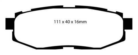 EBC S12 Brake Pad and Rotor Kit (1x ebcDP31758C, 1x ebcRK7859)