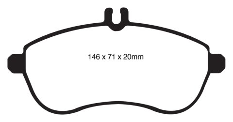EBC S4 Brake Pad and Rotor Kit (1x ebcDP31989C, 1x ebcUSR1530)