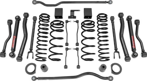 Rancho 18-20 Jeep Wrangler Fr and R Short Arm Suspension System - Master Part Number (1x rhoRS66125B-1, 1x rhoRS66125B-2, 1x rhoRS66125B-3)
