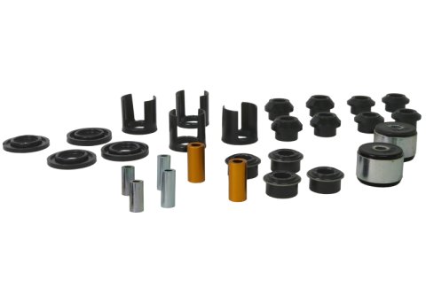 Whiteline 2014+ Subaru WRX VA Sedan Rear Vehicle Essentials Kit (1x whlW63225, 1x whlW63414, 1x whlKDT938, 1x whlKDT940)