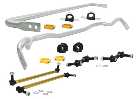 Whiteline 10-14 Hyundai Genesis Coupe 2.0T / 2.0T Premium Front & Rear Sway Bar Kit (1x whlKLC201, 1x whlKLC172, 1x whlBHF89XZ, 1x whlBHR88XZ)